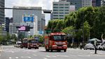Kompak dan Tertib, Warga Seoul Ikuti Latihan Darurat Nasional