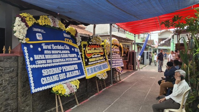 Kondisi rumah duka Kacab Bank di Jakarta yang tewas usai diculik