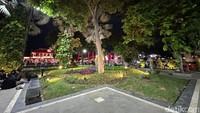 Perbaikan dilakukan setelah Taman Apsari mengalami kerusakan usai gelaran pesta rakyat beberapa waktu lalu.
