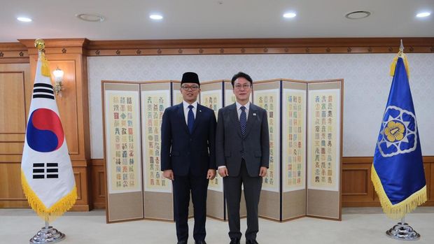 Menlu Sugiono kunker ke Korea Selatan