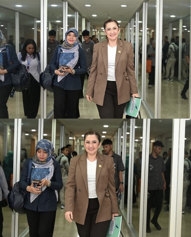 Dalam video yang diunggah di Instagram Nafa menjelaskan bahwa banyak anggota DPR yang berasal dari luar kota, sehingga membutuhkan tunjangan untuk menyewa tempat tinggal di sekitar komplek parlemen Senayan. Foto: Instagram/@nafaurbach