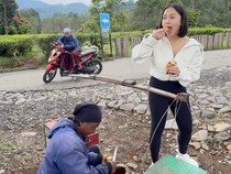 Nikita Willy Makan Rujak Bebek, Langsung Tanya Bahasa Sunda Enak