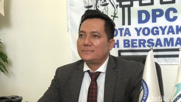 Kuasa hukum dosen K, Ahmad Mustaqim ditemui di kantornya di Kota Jogja, Kamis (21/8/2025).