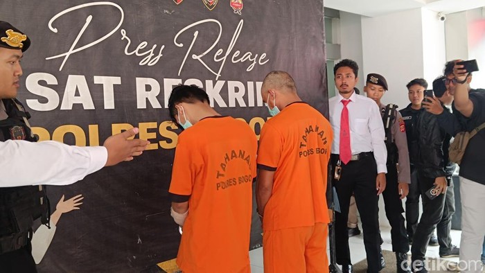 Polisi menetapkan AF (20) sebagai tersangka dalam kasus tawuran yang menewaskan satu orang di Jasinga, Bogor, Jawa Barat. (Rizky/detikcom).