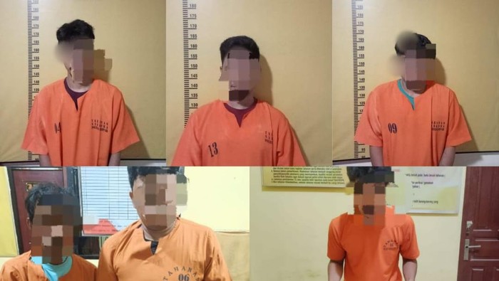 Polres Kampar, Riau, menangkap 9 tersangka kurir hingga pengedar sabu dalam operasi selama 5 hari.