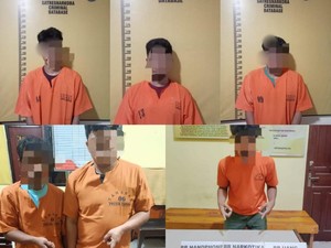 Polres Kampar Bersih-bersih Narkoba, 9 Pengedar Ditangkap