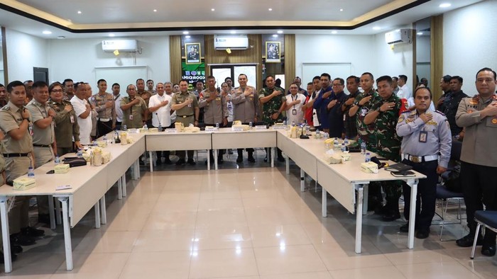 Polres Pelabuhan Tanjung Priok menggelar rapat koordinasi (Rakor) persiapan pengamanan kegiatan Haul ke-270 Habib Hasan Bin Muhammad Al Haddad (Mbah Priok). (dok Ist)