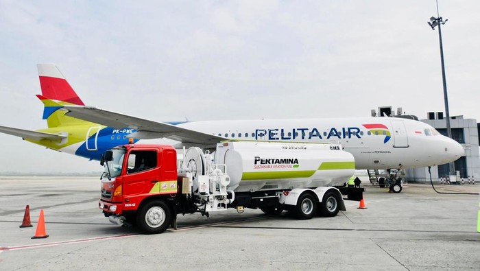 PT Pertamina (Persero) telah mengembangkan Pertamina Sustainable Aviation Fuel (SAF)