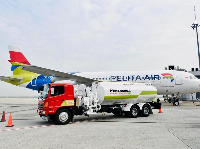 PT Pertamina (Persero) telah mengembangkan Pertamina Sustainable Aviation Fuel (SAF)