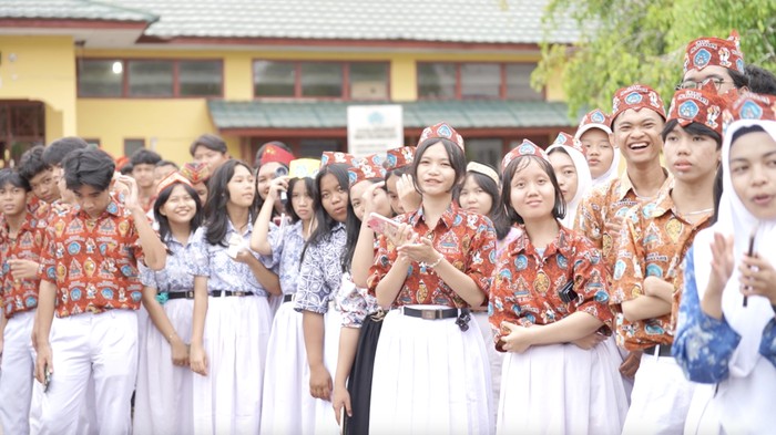 Siswa SMAN 3 Palangka Raya.