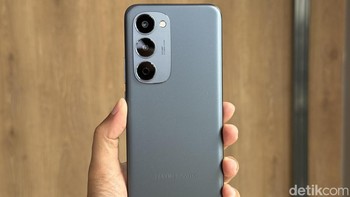 Tecno Spark 40 Pro Plus menjadi HP pertama yang disokong Helio G200. Foto: Adi Fida Rahman/detikINET