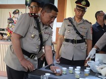 Puluhan Personel Polres Tabanan Jalani Tes Narkoba