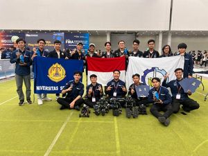 Keren! Mahasiswa ITS Borong Juara di Kompetisi Robot Dunia 2025