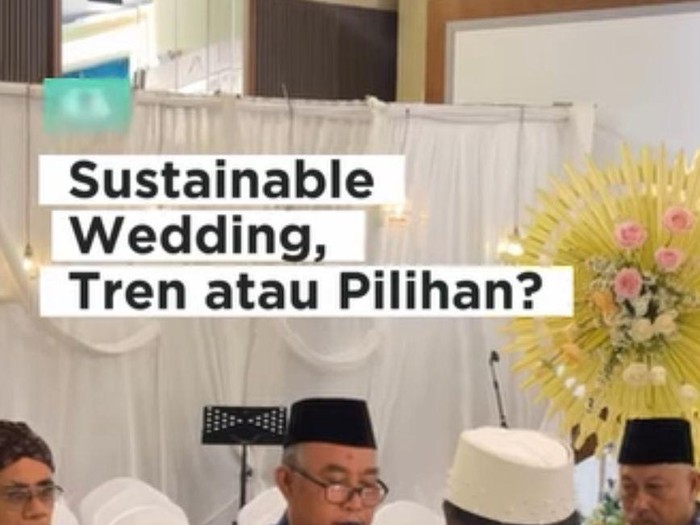 Tren konsep sustainable wedding.
