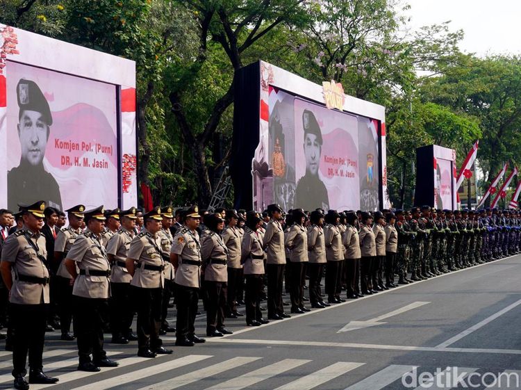 Peringatan Hari Juang Polri 2025 di Surabaya