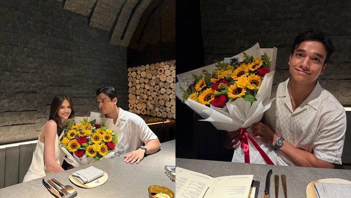 Fadly Faisal Ajak Maudy Effrosina Makan Malam Romantis di Resto Mewah