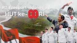 Kemeriahan HUT ke-80 RI di Tembagapura