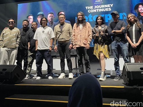 Jumpa pers konser reuni Peterpan.