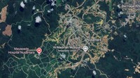 Beginilah penampakan kawasan hijau tersebut saat ini, telah berubah jadi IKN. Google Earth juga melengkapinya dengan informasi nama-nama tempat yang ada di IKN. Foto: Istimewa (dok Google earth)