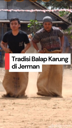  Video: Tak Hanya di Indonesia, Balap Karung Ternyata Juga Ada di Jerman!