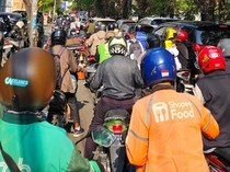Jalan Hertasning Makassar Menuju Gowa Macet Parah 1 Km Sore Ini