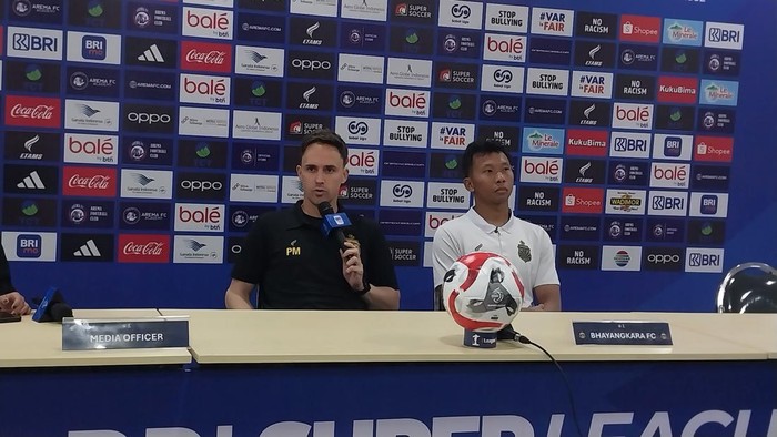 Pelatih Bhayangkara Presisi Paul Munster