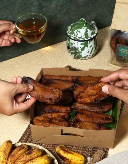 Pisang goreng madu