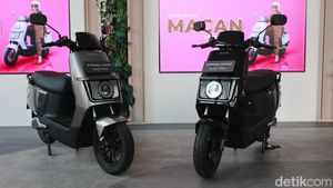 Tampang Motor Listrik Polytron Fox 200 yang Harganya Cuma Rp 11 Jutaan