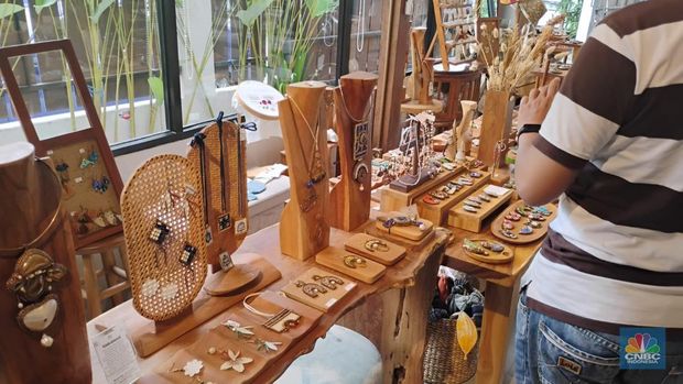 Produk UMKM asal Yogyakarta mulai membanjiri pasar dunia. (CNBC Indonesia/Arrijal Rachman)