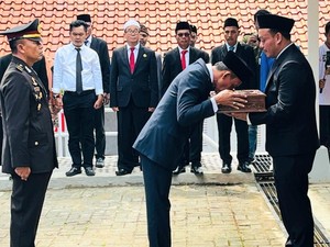 Wabup Bogor Pimpin Pengembalian Bendera ke Pendopo Bupati Pertama