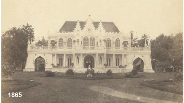 Rumah Raden Saleh di Cikini pada awal pembangunan