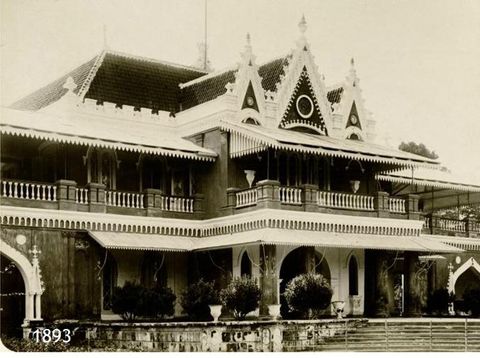 Rumah Raden Saleh di Cikini pada awal pembangunan