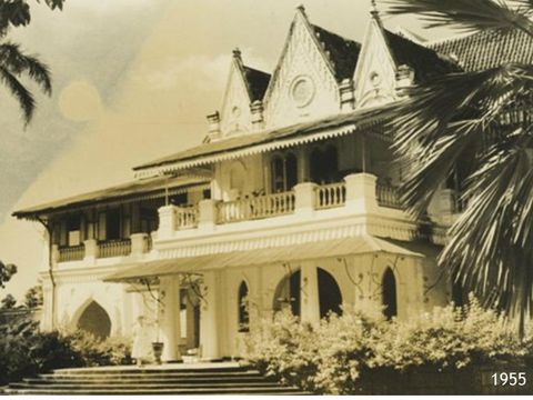Rumah Raden Saleh di Cikini pada awal pembangunan