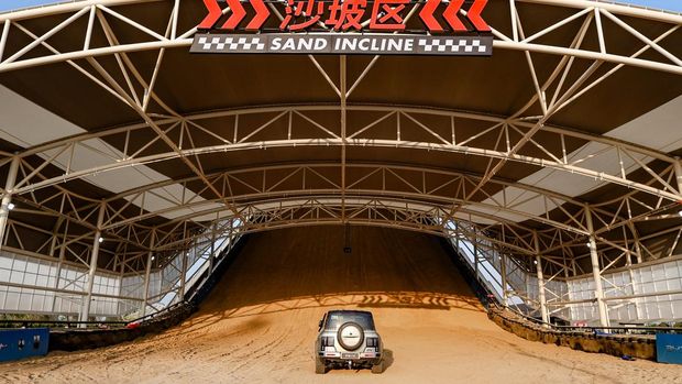 Sand Incline, bagian dari sirkuit BYD di Zhengzhou