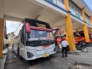 Penumpang Terminal Purabaya Turun 7 Persen Saat Libur Nataru