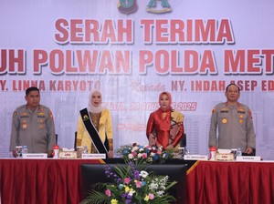 Ibu Asuh Polwan Polda Metro Berganti Seiring Serah Terima Jabatan Kapolda