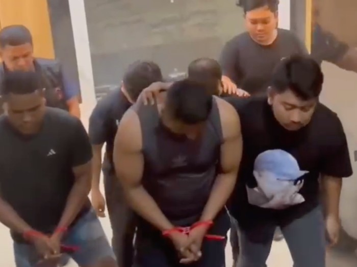 Tampang para penculik Ilham Pradipta, Kacab Bank di Jakarta yang ditemukan tewas terbunuh di Bekasi, Kamis (21/8/2025).