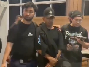 Momen 4 Penculik Kacab Bank di Jakarta Tertunduk Usai Ditangkap Polisi