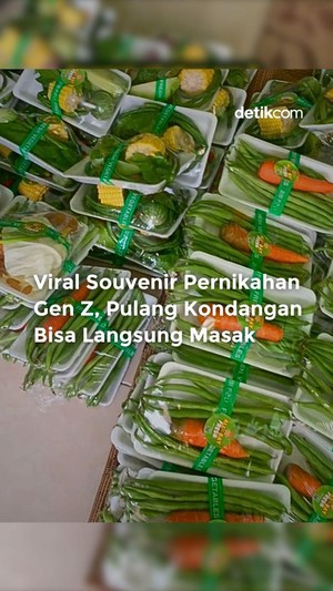 Video: Viral Suvenir Pernikahan Gen Z, Pulang Kondangan Bisa Langsung Masak