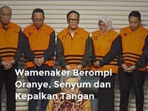 Video: Wamenaker Noel Berompi Oranye, Senyum dan Kepalkan Tangan