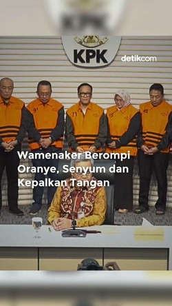 Video: Wamenaker Noel Berompi Oranye, Senyum dan Kepalkan Tangan