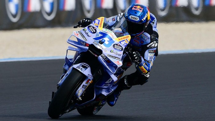 BALATONFOKAJAR, HUNGARY - AUGUST 22: Alex Marquez of Spain riding the BK8 Gresini Racing Ducati (73)  at Balaton Park on August 22, 2025 near Balatonfokajar, Hungary. (Photo by Gold & Goose Photography/Getty Images)