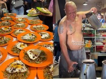 Gibran ke Pontianak, Jajan Nasi Telor Ayong 999 dan Kopi Asiang