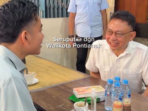 Gibran kulineran di Pontianak