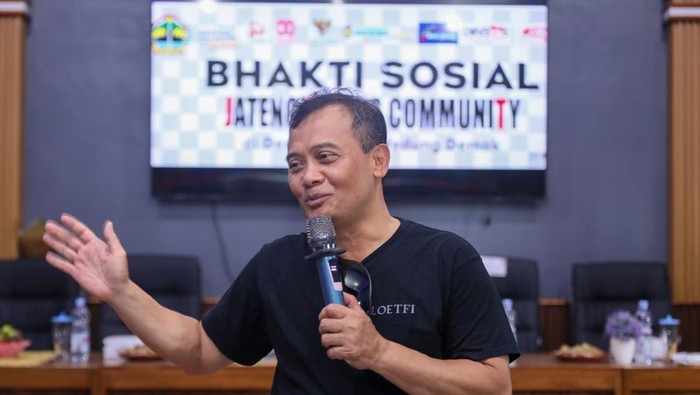 Gubernur Jateng Ahmad Luhfi di Demak, Sabtu (23/8/2025).