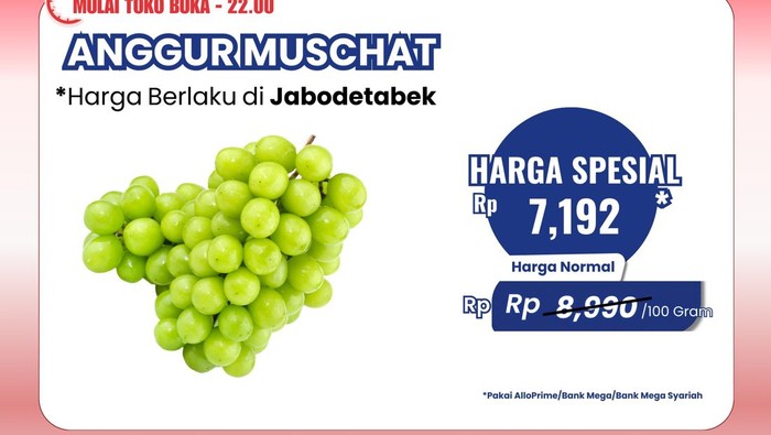 Hidup Sehat Makan Buah, Belinya di Transmart Full Day Sale