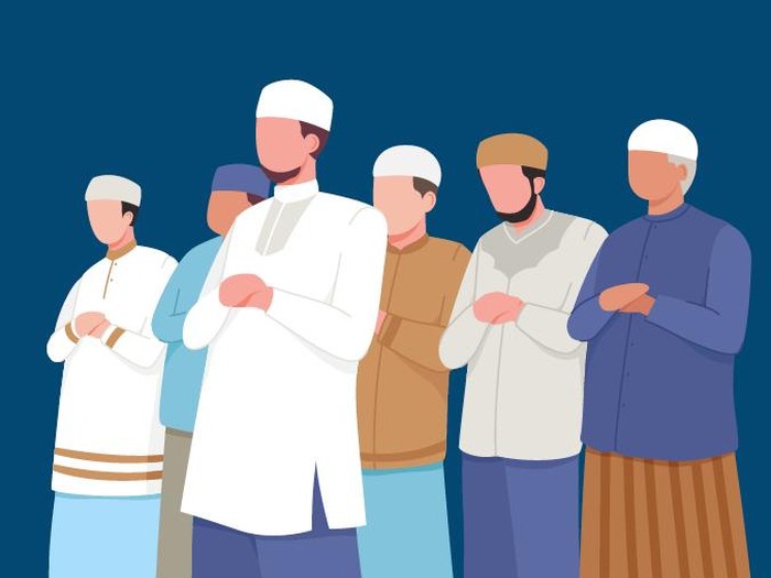 Ilustrasi Muslim Salat