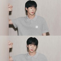 “Dia bikin sportswear kelihatan mewah,” “Bersih, polos, dan gila… tampan banget,” komentar sejumlah netizen yang tersihir pesona Jin BTS. Foto: dok. Instagram @aloseoul