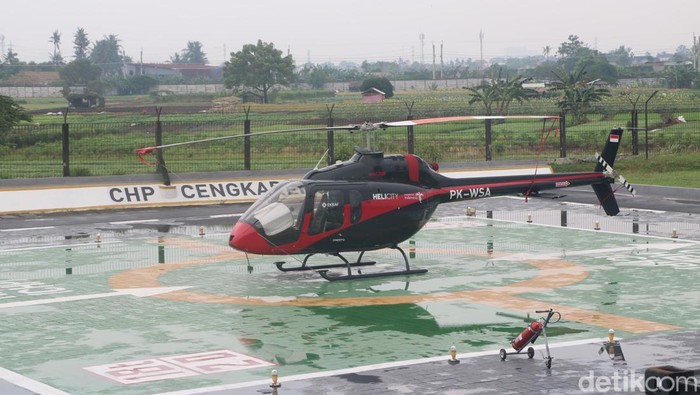 Joy Flight Naik Helikopter di Cengkareng