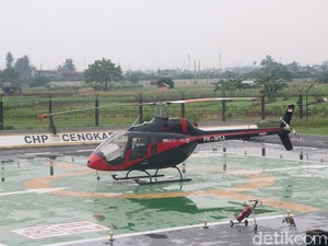 Serunya Joy Flight Naik Helikopter di Cengkareng